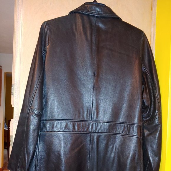 Liz Claiborne Leather Jacket - Picture 2 of 5